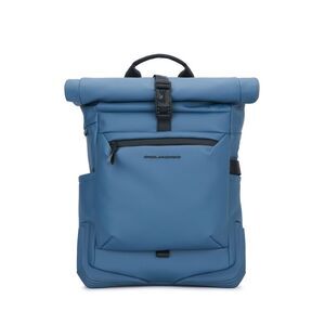 Piquadro Unisex Zaino Roll-Top In Tessuto